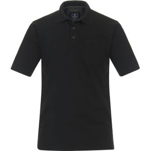 Redmond regular fit heren polo, jersey, zwart