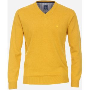 Redmond heren trui katoen, V-hals, groen (middeldik)