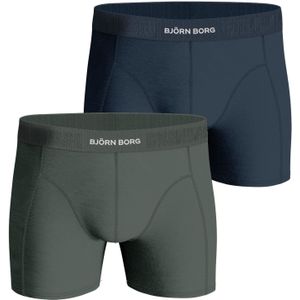Bjorn Borg Cotton Stretch boxers, heren boxers normale lengte (2-pack), multicolor
