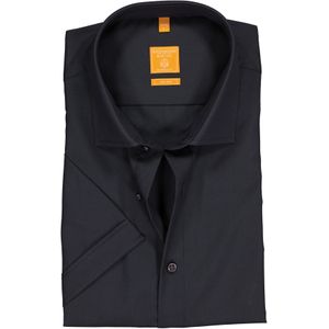 3 voor 99 | Redmond modern fit overhemd, korte mouw, antraciet grijs