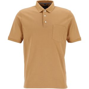 MARVELIS modern fit poloshirt, quick dry, noga bruin