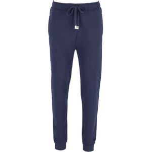 Gotzburg - Heren Lounge Broek - Blauw - Middeldik Katoenmengsel