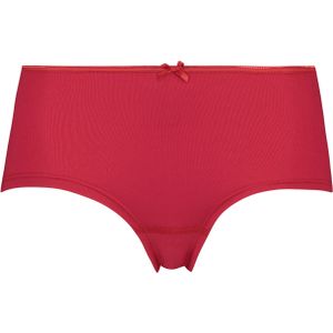 RJ Bodywear Pure Color dames hipster brief, donkerrood