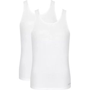 Sloggi Men GO ABC 2.0 Tank Top, heren mouwloos T-shirt (2-pack), wit