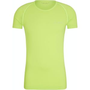 FALKE heren T-shirt Warm, thermoshirt, neon groen (matrix) -  Maat: S
