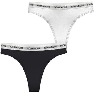 Bjorn Borg dames Core thong, string (2-pack), multicolor -  Maat: XL