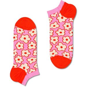 Happy Socks Flower Low Sock, unisex enkelsokken - Unisex - Maat: 36-40
