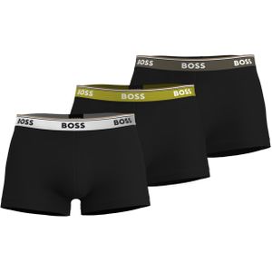 HUGO BOSS Power trunks (3-pack), heren boxers kort, multicolor (set met verschillende kleuren) -  Maat: M