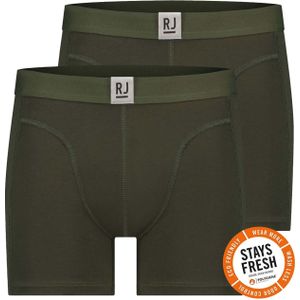 RJ Bodywear - Everyday Breda - Boxershorts - Donkergroen - 2-pack