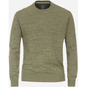 Redmond heren trui katoen, O-hals, groen (middeldik)