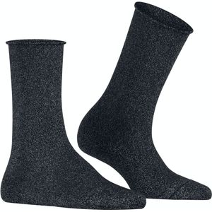 FALKE Shiny damessokken, donkerblauw (dark navy)