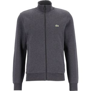 Lacoste heren sweatvest, met rits, antraciet grijs -  Maat: 3XL