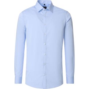 VENTI modern fit overhemd, popeline, blauw