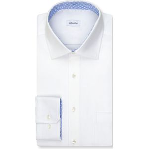 Seidensticker - Businessoverhemd - Wit - Regular 1/1 Kentkraag - Effen