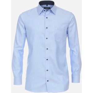 CASA MODA comfort fit overhemd, mouwlengte 72 cm, dobby, blauw 40