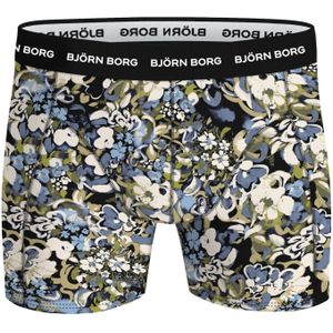 Bjorn Borg Cotton Stretch boxers, heren boxers normale lengte (1-pack), multicolor print -  Maat: XL