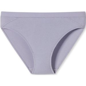 SCHIESSER Pure Rib slip (1-pack), dames rioslip dubbelrib biologisch katoen lila