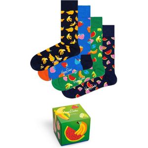 Happy Socks Fruit Socks Gift Set (4-pack), unisex sokken in cadeauverpakking - Unisex - Maat: 36-40