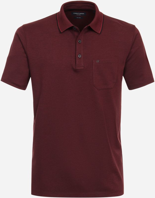 CASA MODA comfort fit heren polo, rood