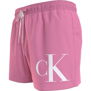 Calvin Klein Short Drawstring swimshort, heren zwembroek, roze -  Maat: 5XL