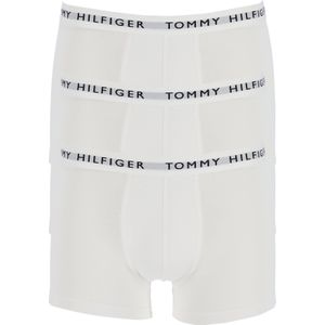 Tommy Hilfiger Recycled Essentials trunks (3-pack), heren boxer normale lengte, wit -  Maat: S