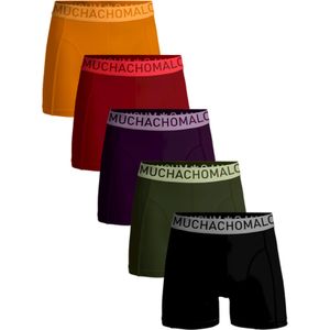 Muchachomalo boxershorts, heren boxers normale lengte (5-pack), 5-pack Light Cotton Solid -  Maat: XL