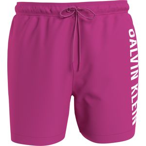 Calvin Klein Medium Drawstring swimshort, heren zwembroek, fuchsia roze -  Maat: 5XL