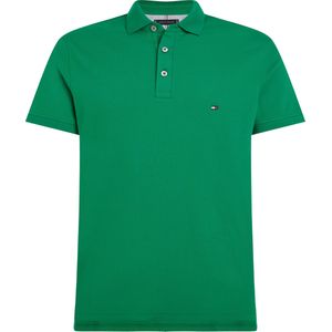 Tommy Hilfiger 1985 Slim Polo, heren poloshirt, groen -  Maat: L