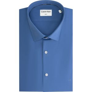 Calvin Klein slim fit overhemd, Poplin Stretch Slim Shirt, lichtblauw