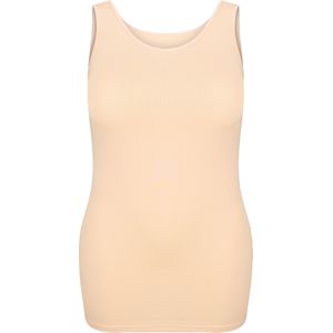 RJ Bodywear Pure Color dames top (1-pack), hemdje met brede banden, huidskleur