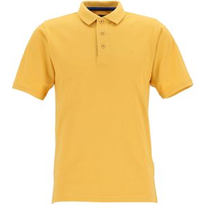 Redmond modern fit poloshirt, geel (blauw contrast)