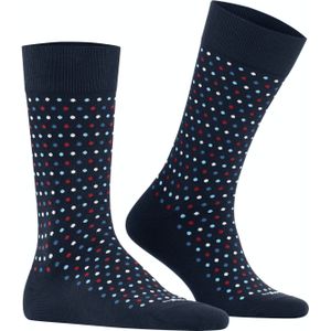Burlington Dot herensokken, blauw (marine)