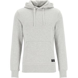 Bjorn Borg hoodie sweatshirt, heren trui met capuchon dik, lichtgrijs melange -  Maat: L