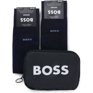 BOSS cadeauset herensokken (2-pack), donkerblauw