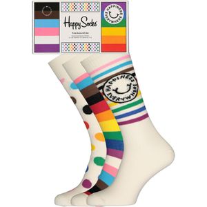 Happy Socks Pride Socks Gift Set (3-pack), unisex sokken in cadeauverpakking - Unisex - Maat: 41-46
