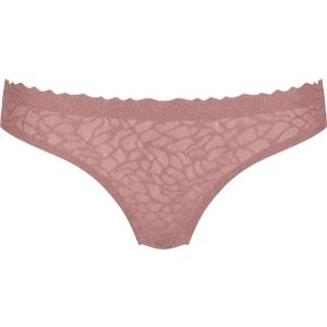 Sloggi Women ZERO Feel Lace 2.0 Brazil Panty (1-pack), dames slip, bruin -  Maat: L