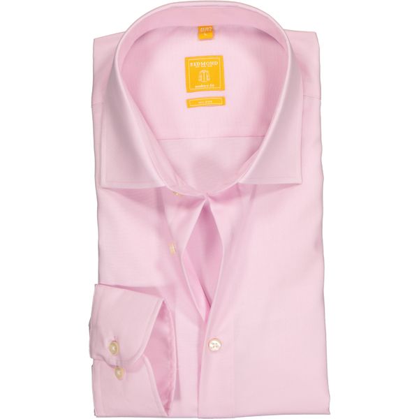 Easy Strijken Stof Roze Shirts met Manchetten Heren Manchetknop Roze Shirt Kleding Herenkleding Overhemden & T-shirts Overhemden 