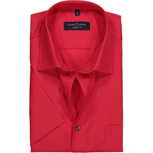 CASA MODA comfort fit overhemd, korte mouw, rood 50