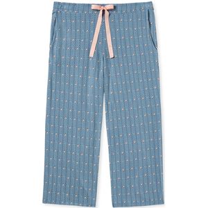 SCHIESSER Mix+Relax nachtkleding dames, dames loungebroek 3/4 lengte modal grafische print multicolour - Maat: 34