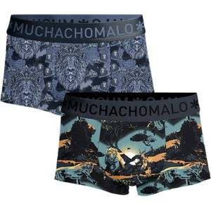 Muchachomalo boxershorts, heren boxers kort (2-pack), Trunks Man Lion -  Maat: XL