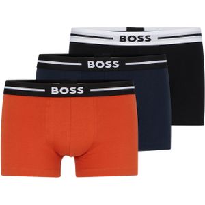 HUGO BOSS Bold trunks (3-pack), heren boxers kort, multicolor -  Maat: XS