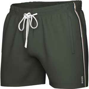 HUGO BOSS Iconic swim shorts, heren zwembroek, groen -  Maat: XXL
