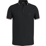 Tommy Hilfiger 1985 Rwb Tipped Slim Polo - heren poloshirt - zwart