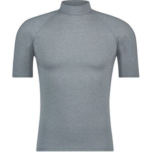 RJ Bodywear Thermo thermoshirt (1-pack), heren thermoshirt met opstaande boord, grijs -  Maat: XL