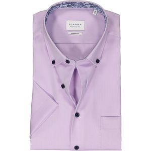 ETERNA modern fit overhemd korte mouw, Oxford, paars (contrast) 45