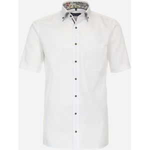 CASA MODA comfort fit overhemd, korte mouw, twill, wit 49