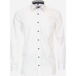 CASA MODA comfort fit overhemd, mouwlengte 7, popeline, wit 41