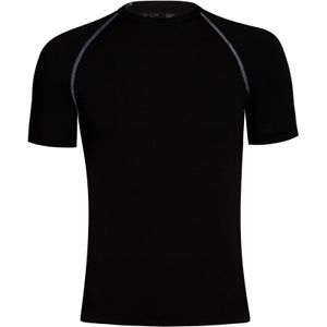 RJ Bodywear Thermo Cool T-shirt korte mouw, zwart