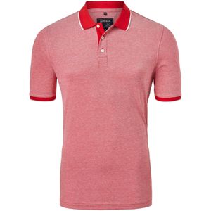 MARVELIS modern fit poloshirt, rood melange