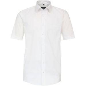 3 voor 99 | Redmond comfort fit overhemd, korte mouw, popeline, wit